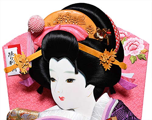 Amazon | 【人形の伏見屋】【羽子板】23号華苑：絞り金彩桜/西陣桜刺繍